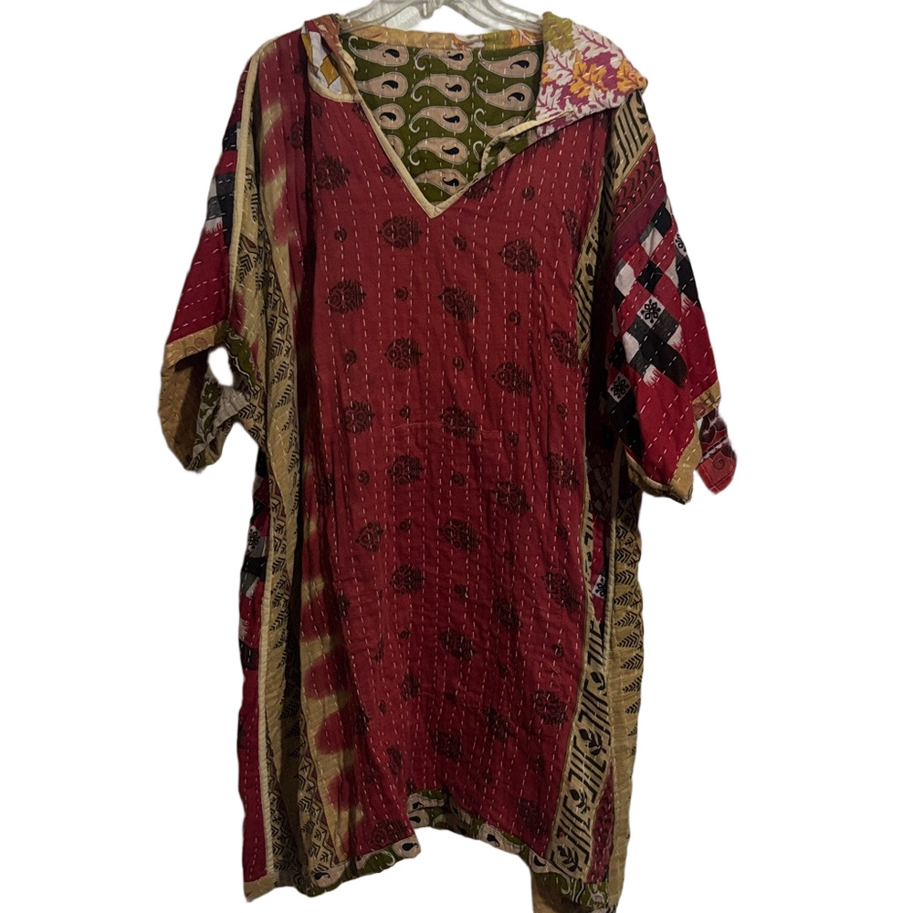 She’s 1 Oak Kantha Lounge Hoodie Dress - Picture 5 of 7